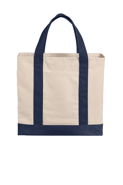 Gift - Embroidered Canvas Two-Tone Tote