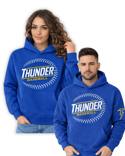 Thunder Baseball-Thunder Baseball  Cotton Blend Hoodie