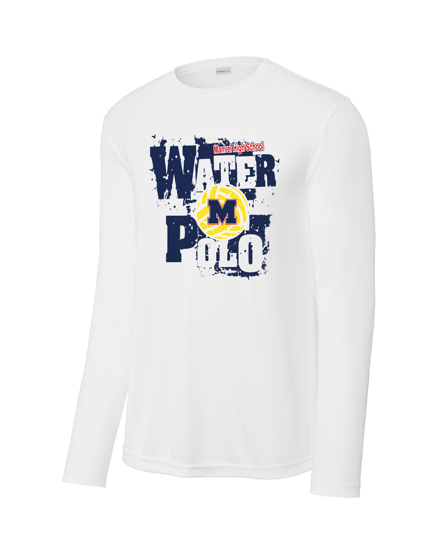 Manvel Water Polo- Manvel Water Polo Long Sleeve Performance Tee