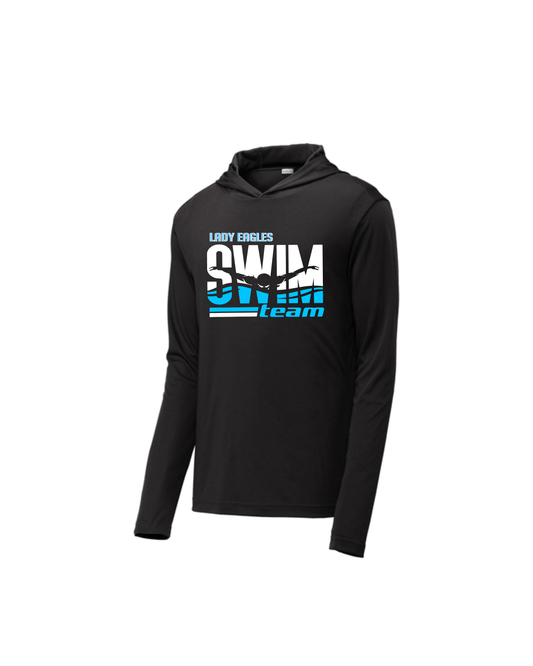 McNair Jr High - Swim Performance Long Sleeve Hooded Tshirt