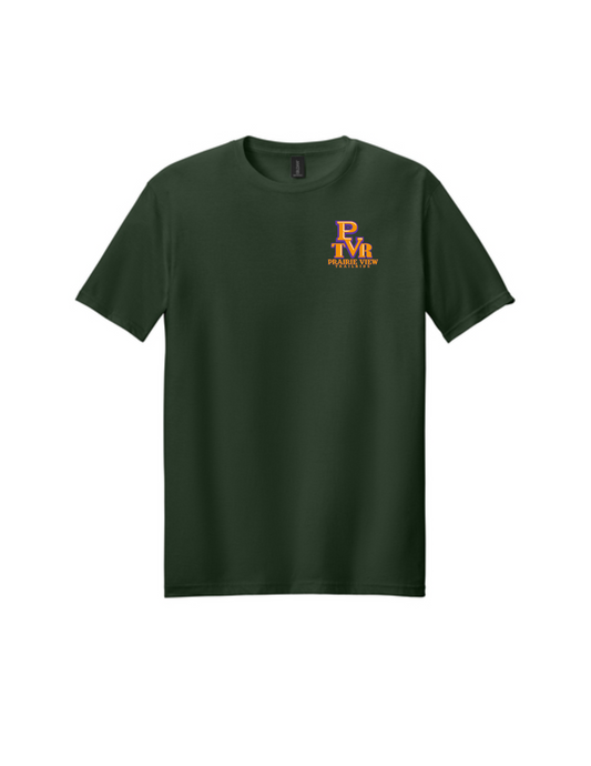 Prairie View Trail Riders - PVTR Logo -  Cotton Tee