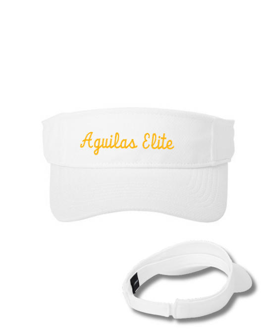Aguilas Elite- Aguilas Elite Embroidered Visor    White