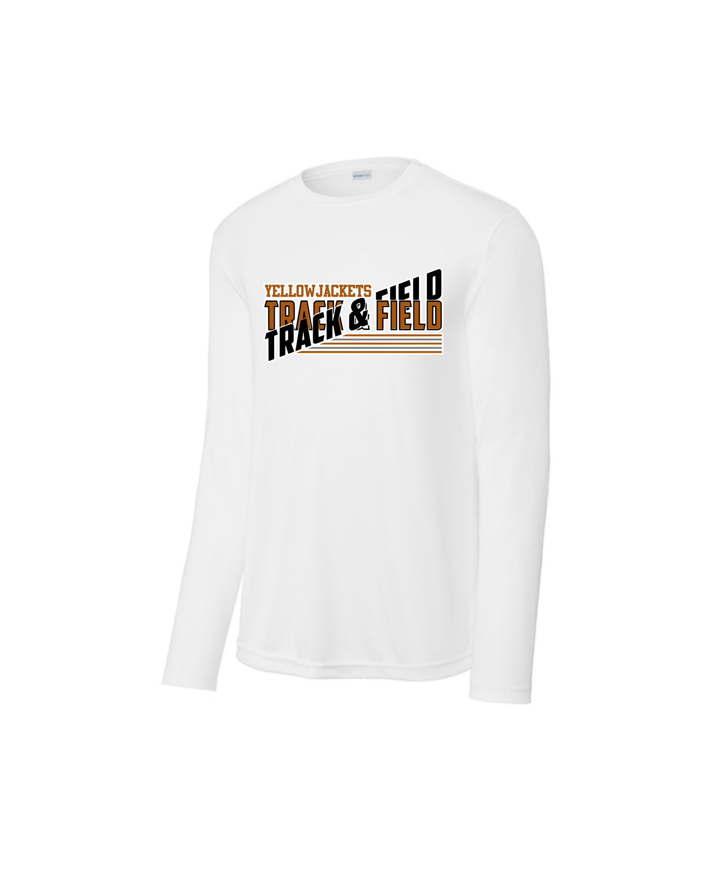 Alvin HS Track and Field- Track and Field Split Performance Long Sleeve Tee