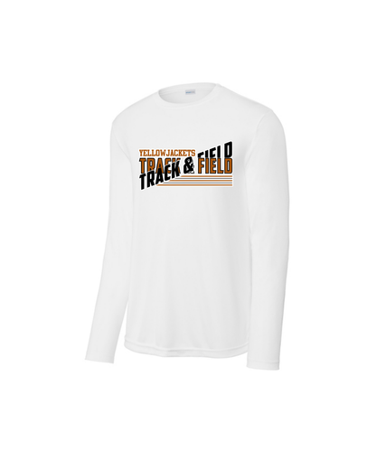 Alvin HS Track and Field- Track and Field Split Performance Long Sleeve Tee