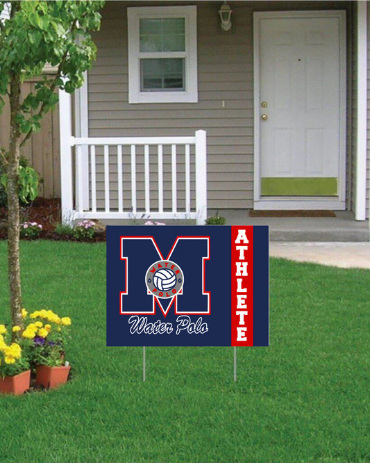 Manvel Water Polo Yard Sign 2025