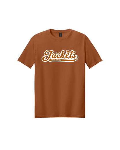 Alvin HS Track and Field - Cursive Jackets Track and Field Cotton Tee