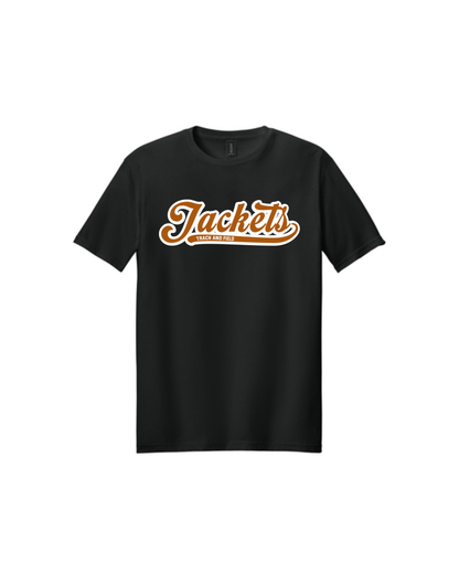 Alvin HS Track and Field - Cursive Jackets Track and Field Cotton Tee