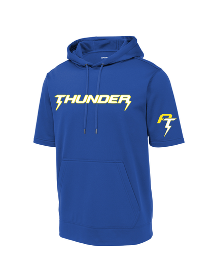 Thunder Baseball-Thunder Baseball Short Sleeve Performance Hoodie