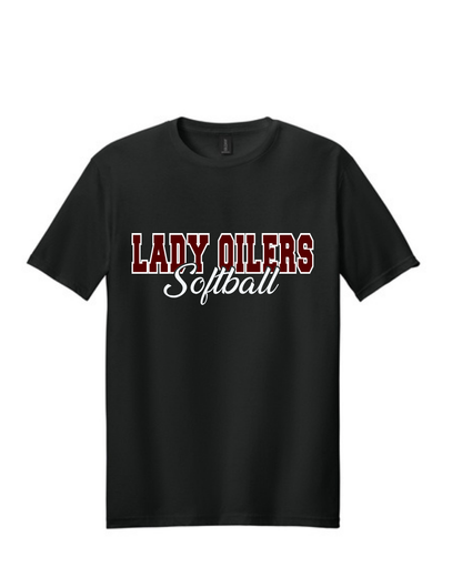PHS Softball- Lady Oilers  Softball Cotton Tee