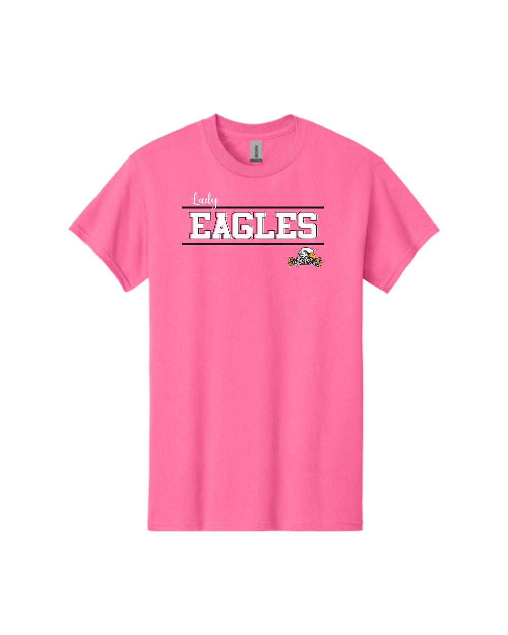 McNair Jr. High - Lady Eagles Athletics Cotton Tee Shirt