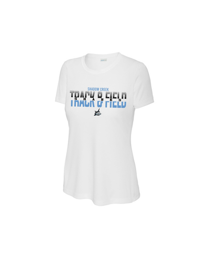 Shadow Creek HS - Split Track and Field  Ladies Performance Tee
