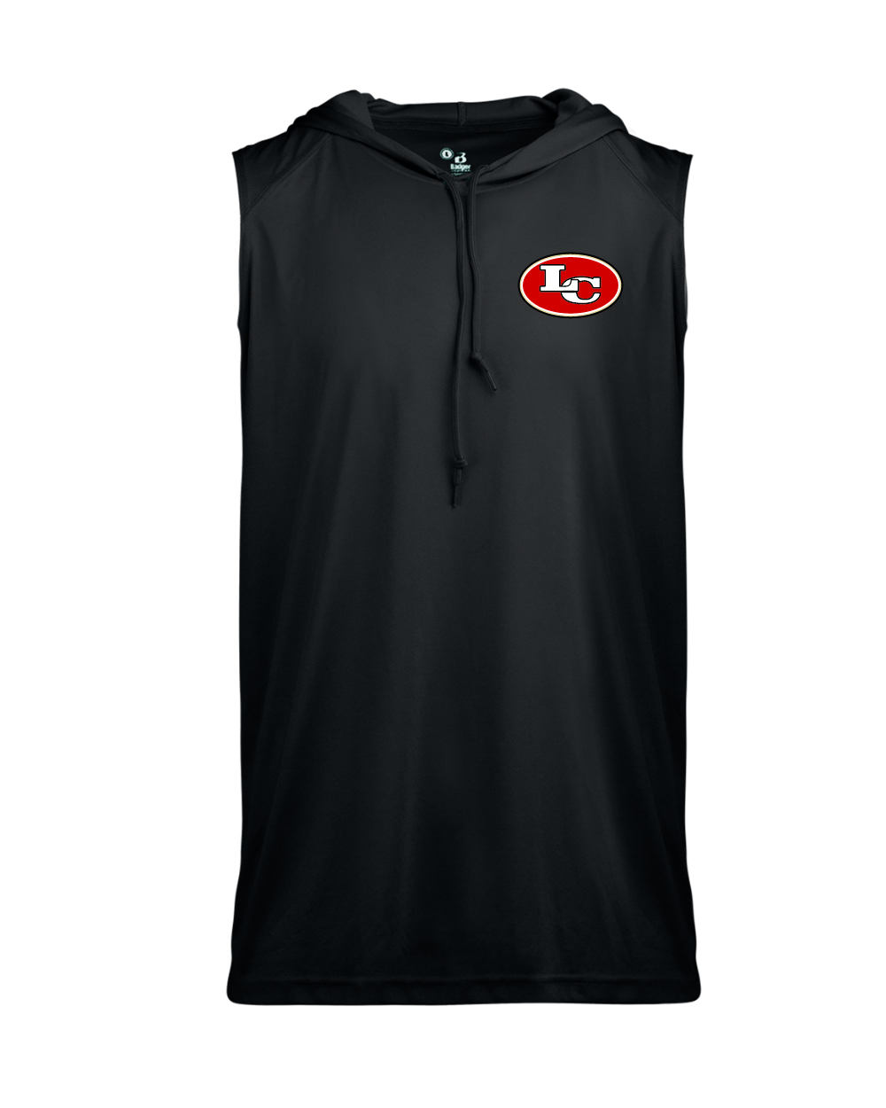 League City 49ers- LC Performance Sleeveless Hoodie- black