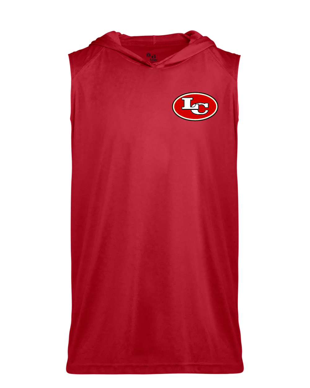 League City 49ers- LC Performance Sleeveless Hoodie- red