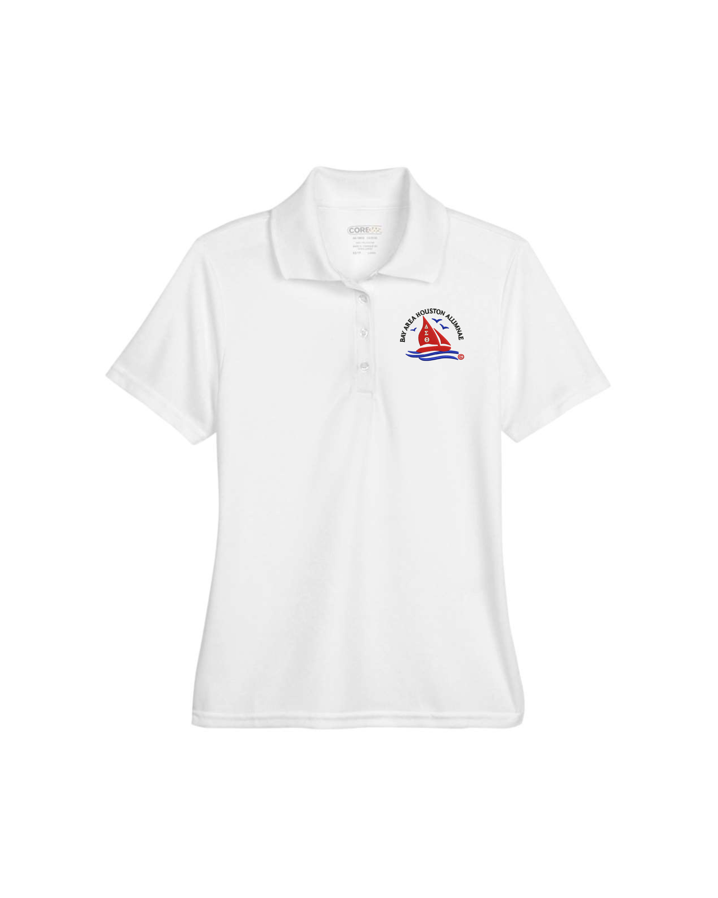 Bay Area Houston Alumnae - Embroidered Women's Performance Piqué Polo