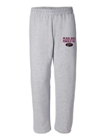 Pearland Powerlifting- PHS Logo Cotton Fleece Pants- grey
