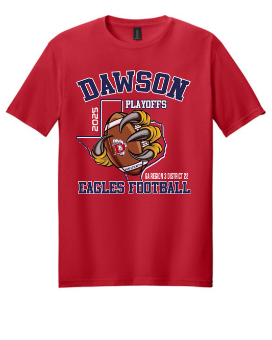 Dawson HS - Playoff Roster Tee 2025- Cotton Tee