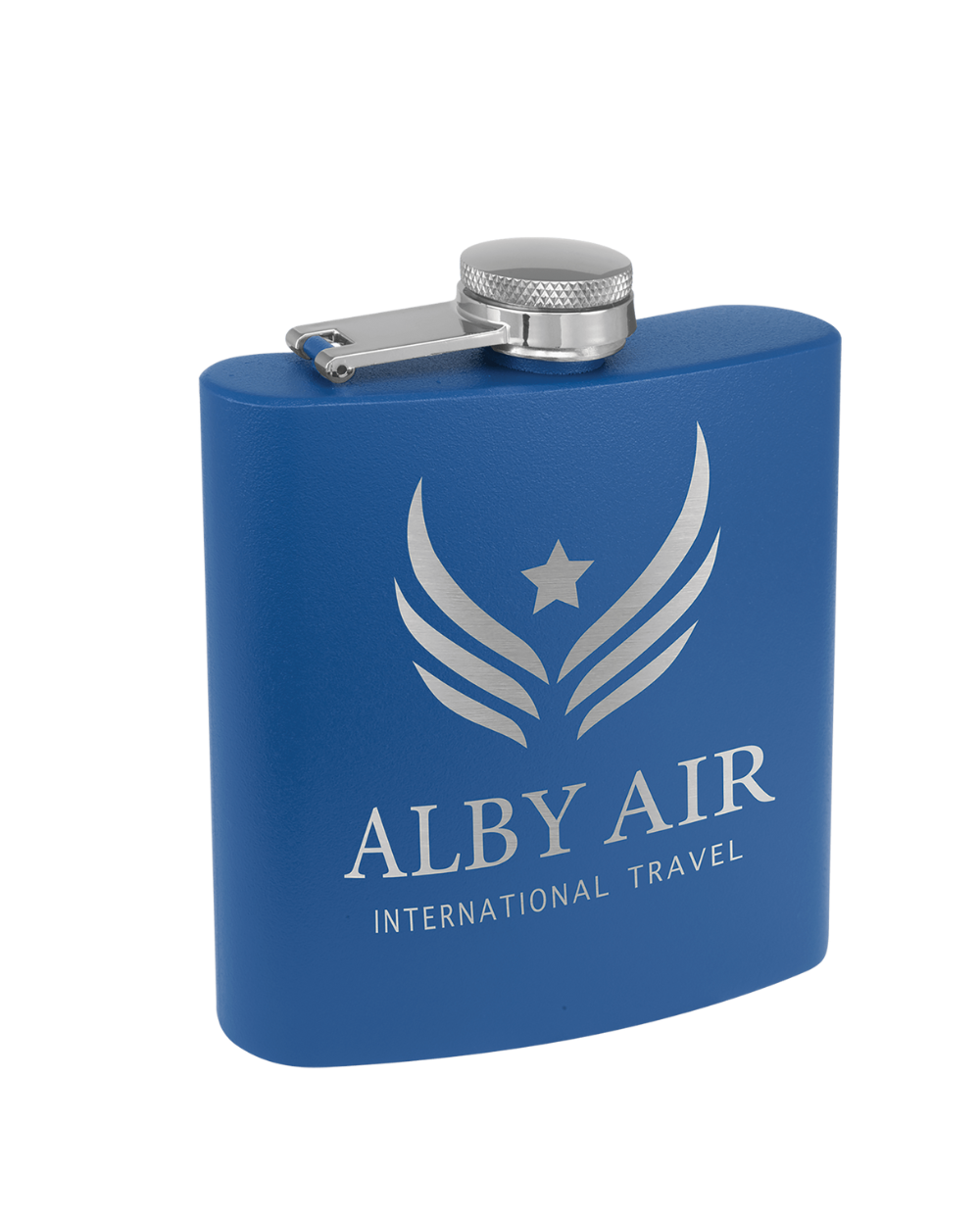 Gift- Laser Engraved Powder Coated  Flask