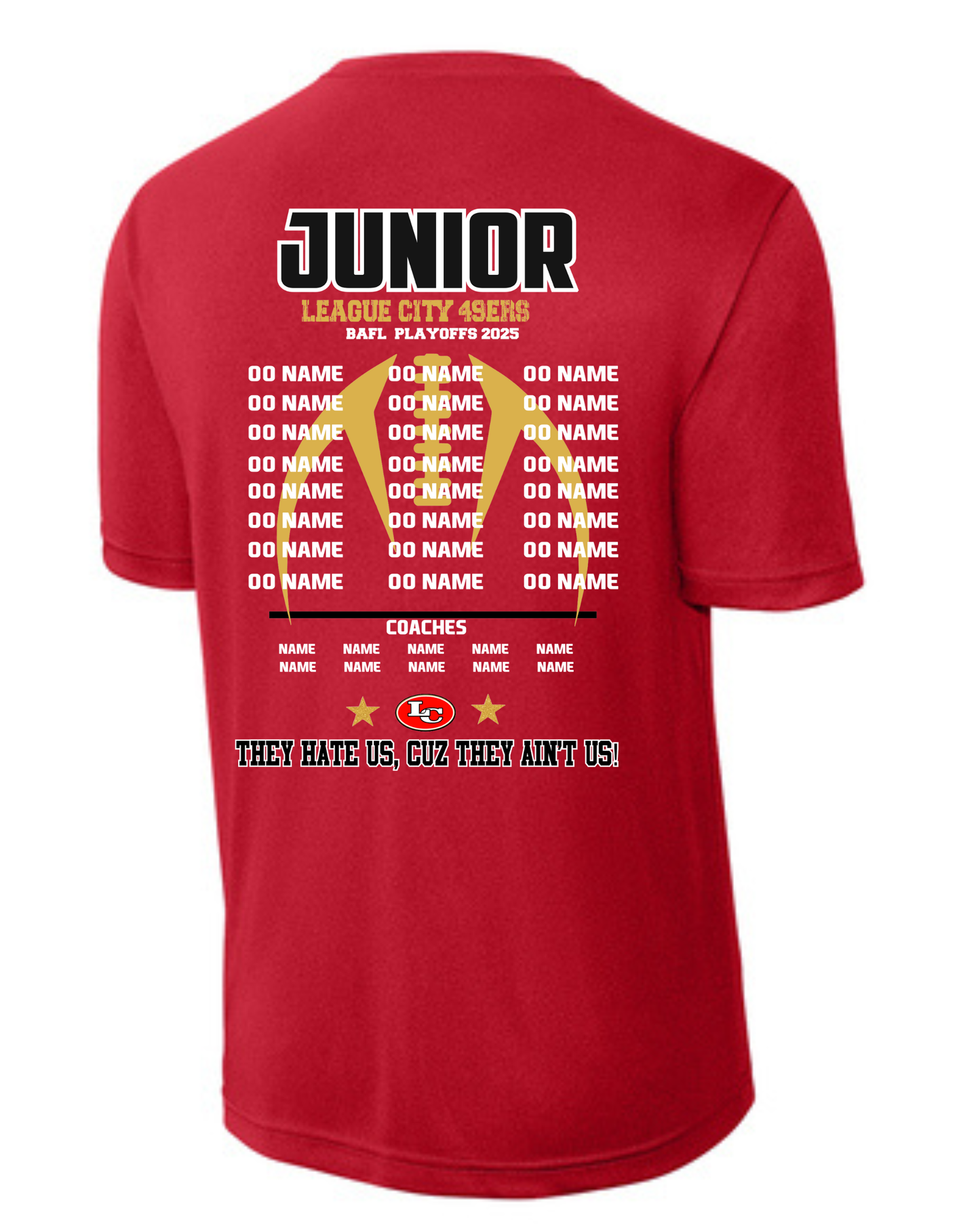 League City 49ers- Playoff Tee 2025 - Performance Tee