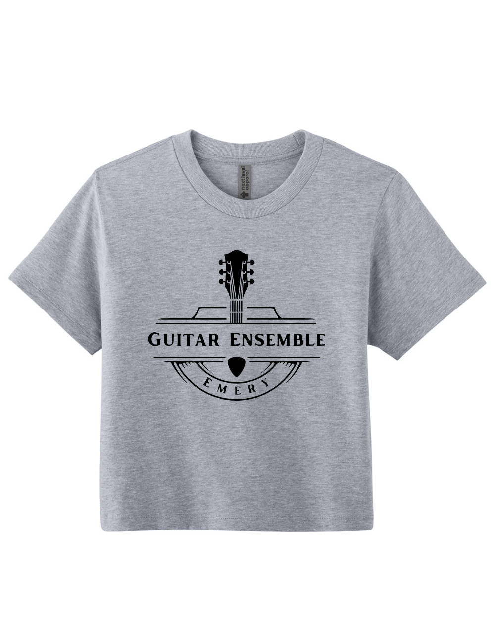 Emery Weiner Guitar Ensemble- Ladies Heavyweight Boxy Crop Tee