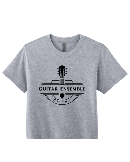 Emery Weiner Guitar Ensemble- Ladies Heavyweight Boxy Crop Tee
