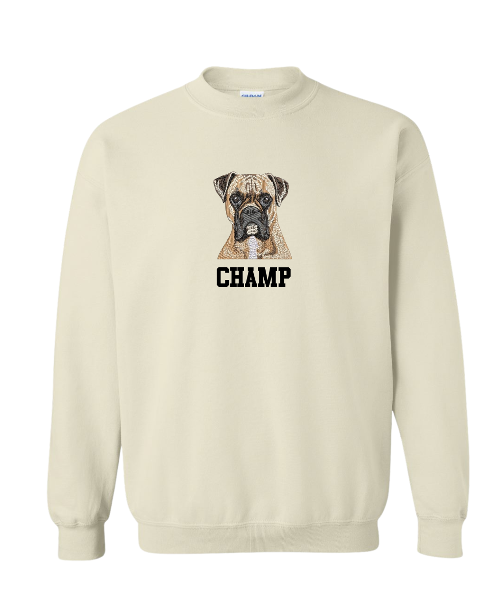 Pet Lovers- Embroidered Dog Sweatshirt