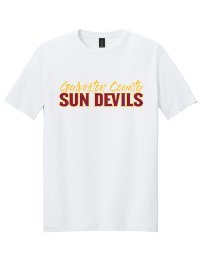 GC Sun Devils Baseball- Galveston County Sun Devils Cotton Tee