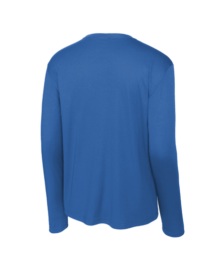 Thunder Baseball-Split Thunder Baseball Long Sleeve Performance Tee