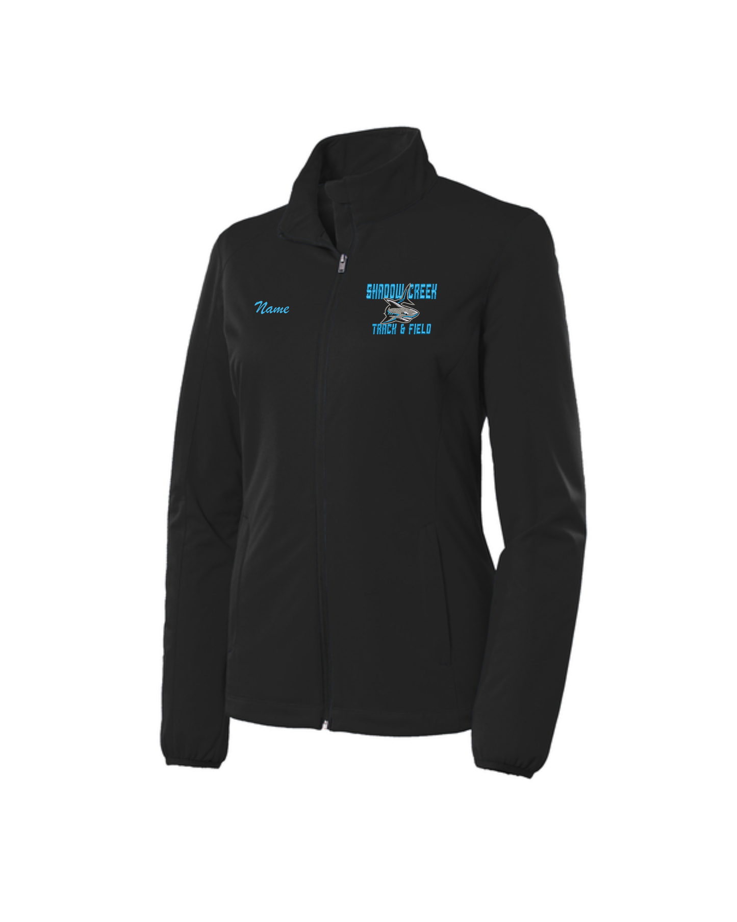 Shadow Creek HS - Embroidered Track & Field Ladies Soft Shell Jacket