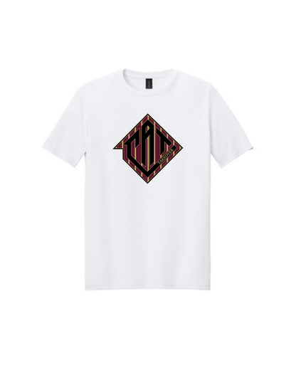 CAT Takeover- Cotton Tee- CAT Pin-Striped Logo