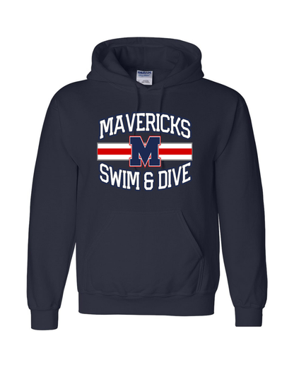 Manvel Swim & Dive- Mavericks Swim Cotton blend Hoodie