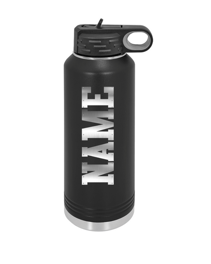 Icon Athletics- 40 oz Laser Engraved Water Bottle