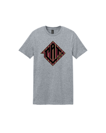 CAT Takeover- Cotton Tee- CAT Pin-Striped Logo