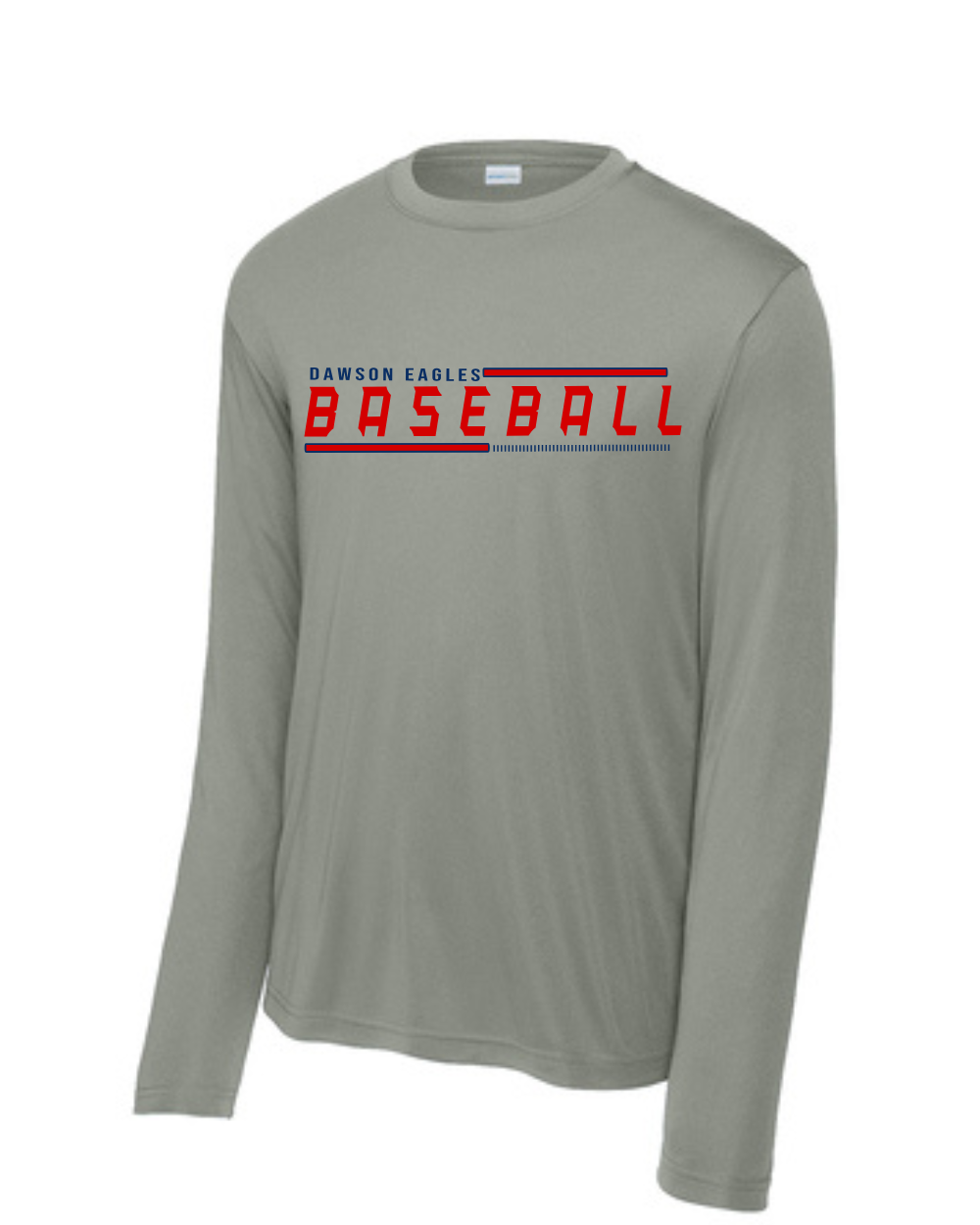 Dawson Baseball - Dawson Baseball Lines- Long Sleeve Performance Tee