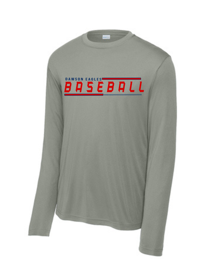 Dawson Baseball - Dawson Baseball Lines- Long Sleeve Performance Tee