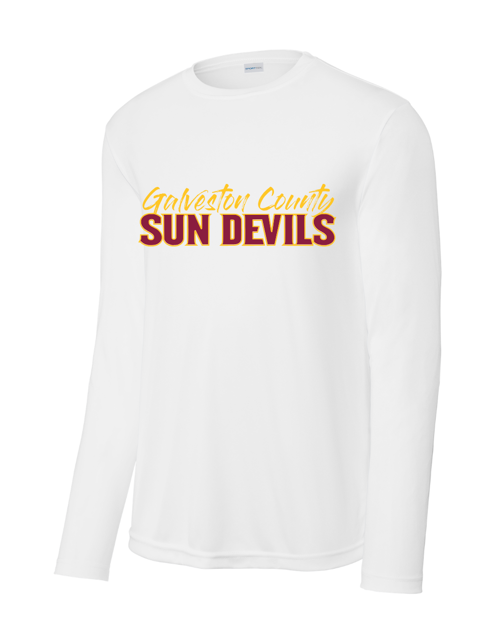 GC Sun Devils Baseball- Galveston County Sun Devils Long Sleeve Performance Tee
