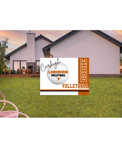Dobie HS Volleyball - Yard Sign 2025