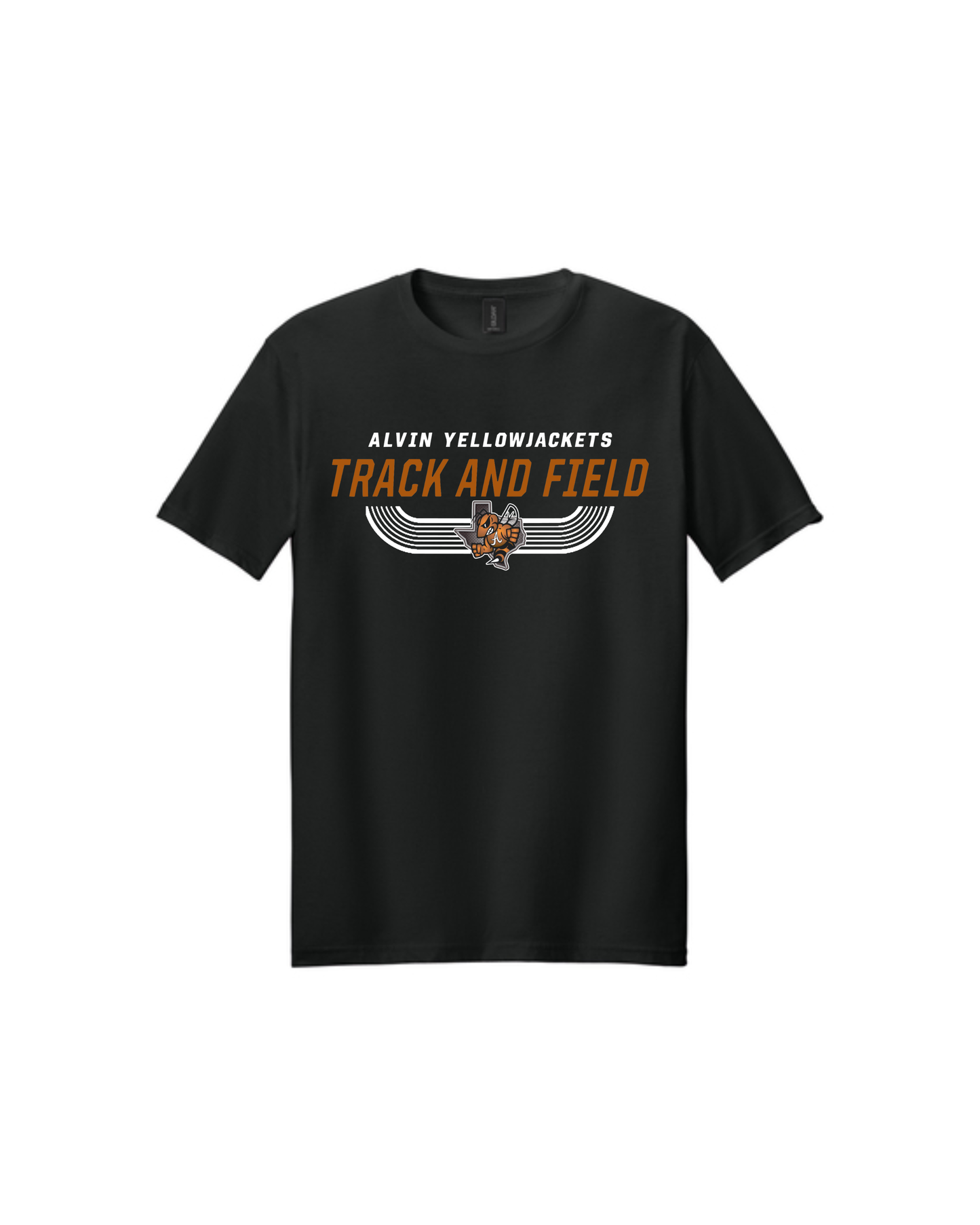 Alvin HS Track and Field- Track and Field Cotton Tee