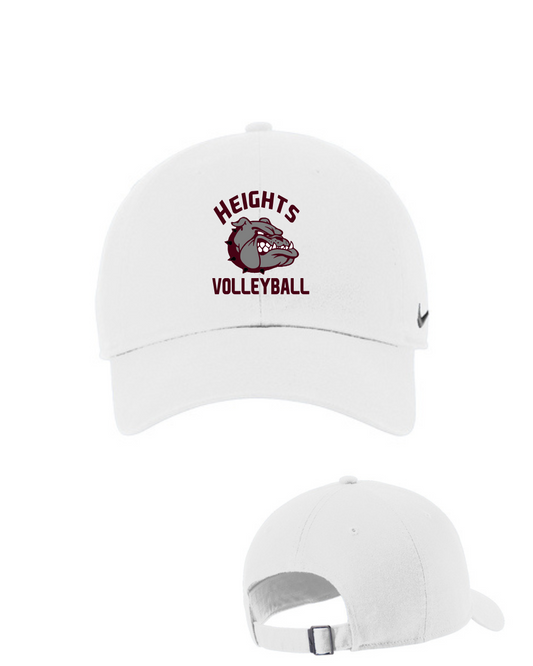 Heights Volleyball- Heights Volleyball Nike Heritage Cap- White