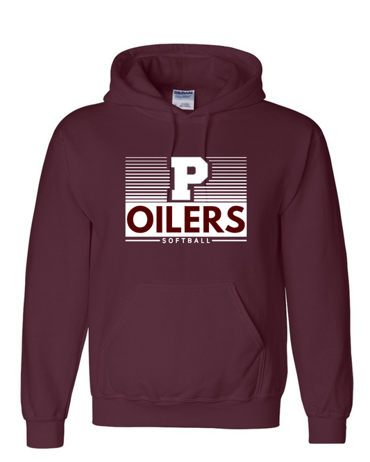PHS Softball-P Oiler softball Cotton blend Hoodie