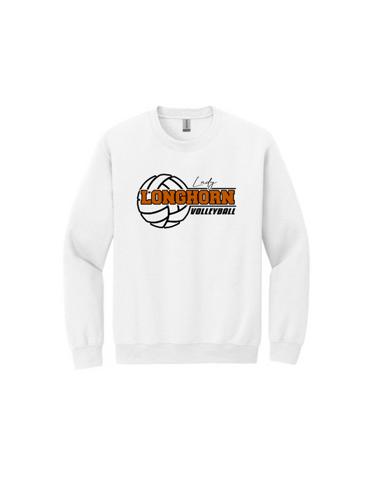 Dobie HS Volleyball- Lady Longhorn Crewneck Sweatshirt