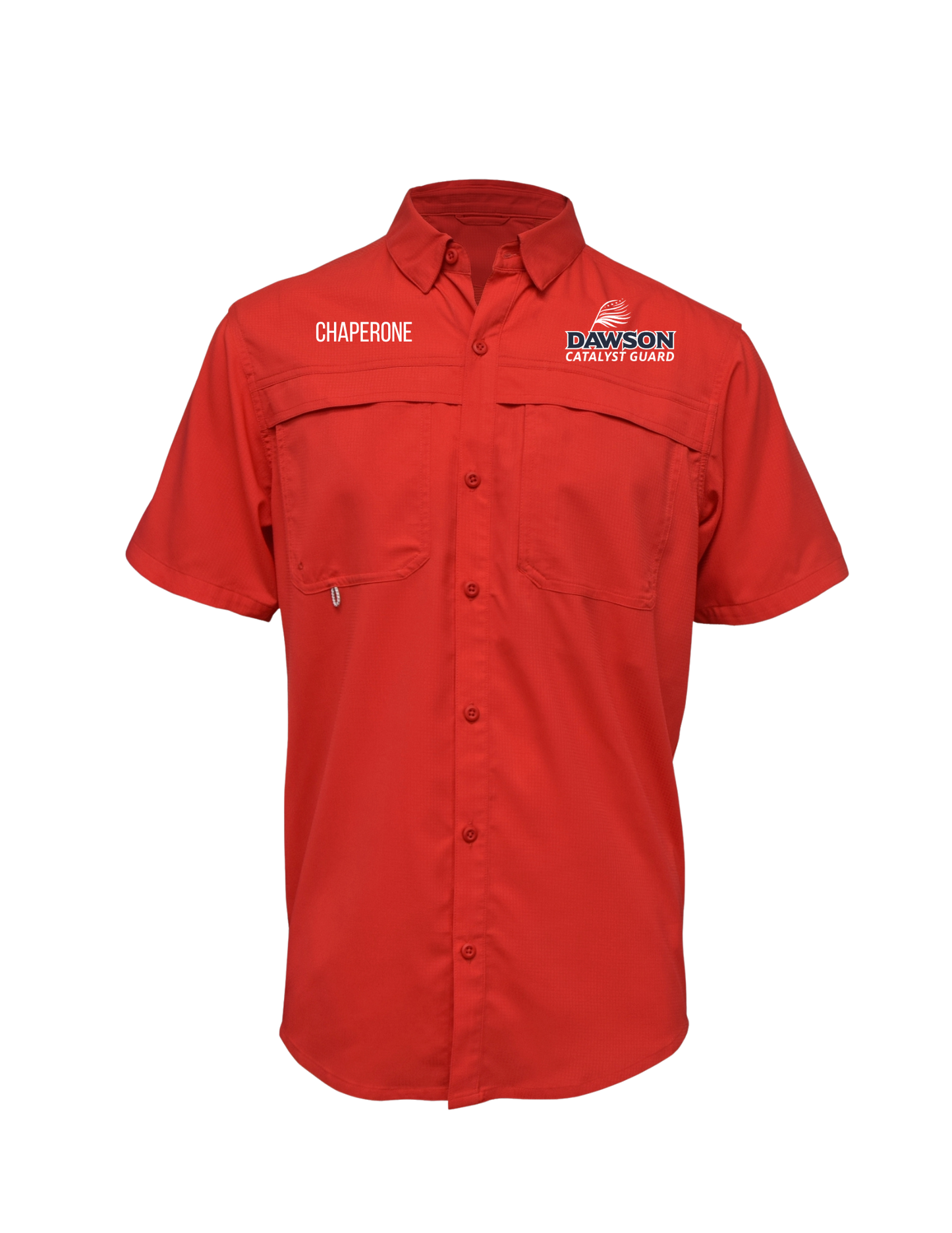 Dawson Band Chaperones- Catalyst Guard Chaperone Embroidered Fishing Shirt