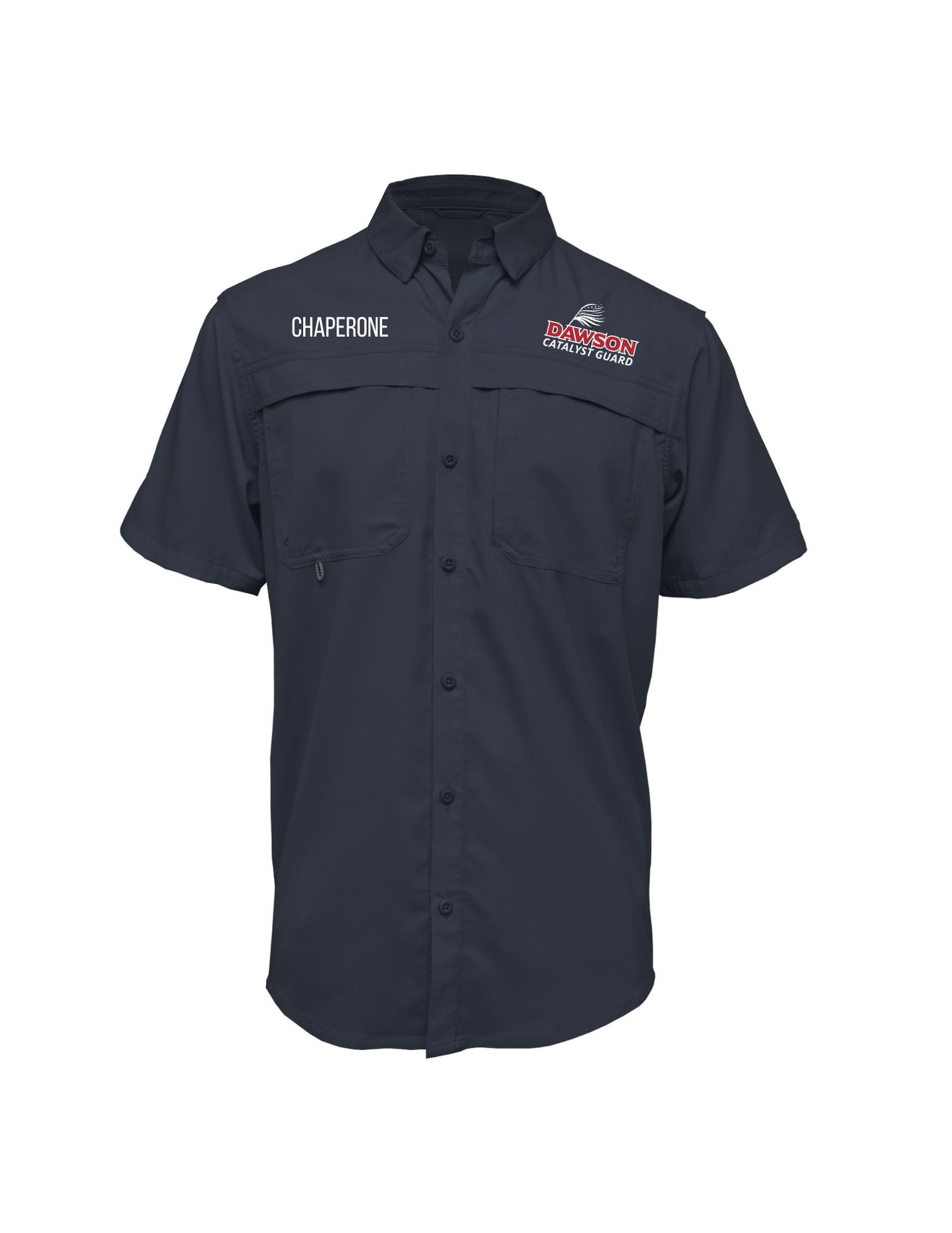 Dawson Band Chaperones- Catalyst Guard Chaperone Embroidered Fishing Shirt
