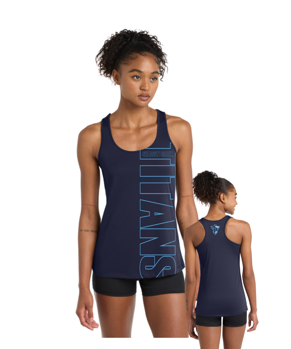 Shadow Creek Titans-TITANS Ladies Racerback Tanktop