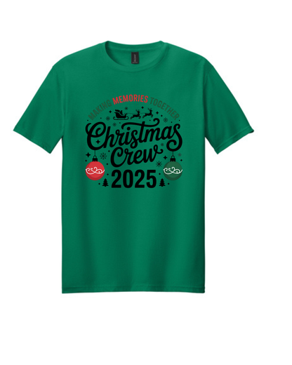 Gift- Family Matching tee - Christmas Crew Making Memories