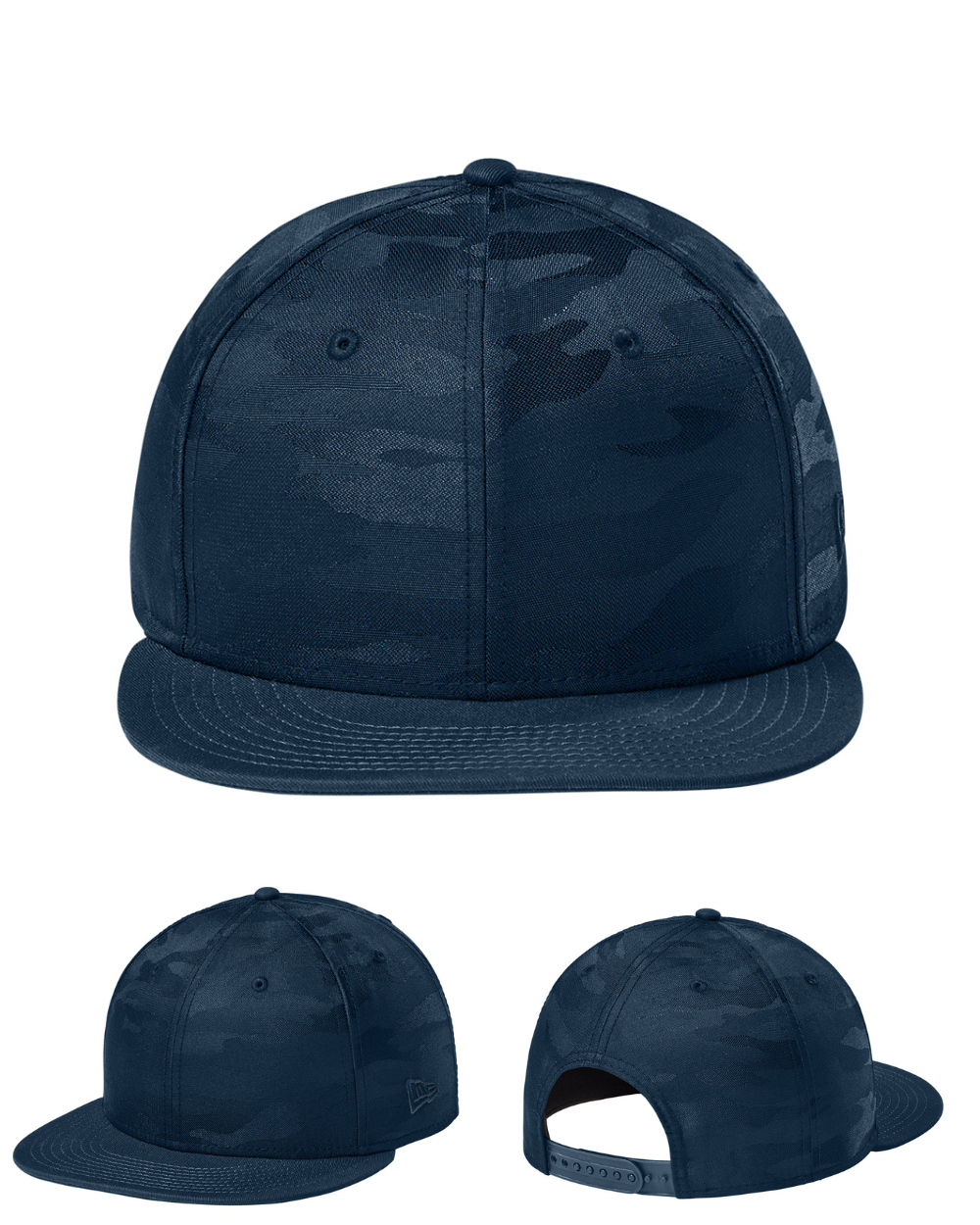 New Era® Camo Flat Bill Snapback Cap