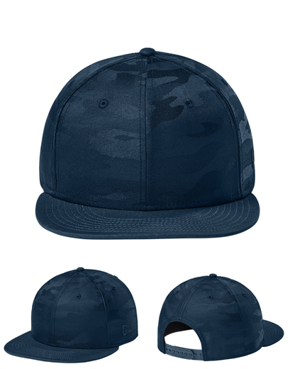 New Era® Camo Flat Bill Snapback Cap