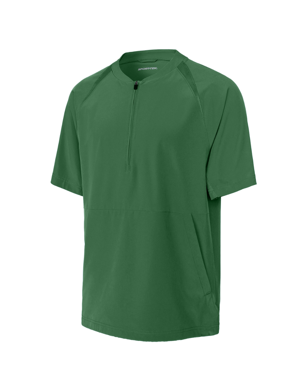 Sport-Tek ® Repeat 1/2-Zip Long Sleeve Hooded Jacket