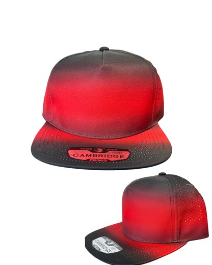 Hats- Cambridge Ombre Perforated Snap Back Hats