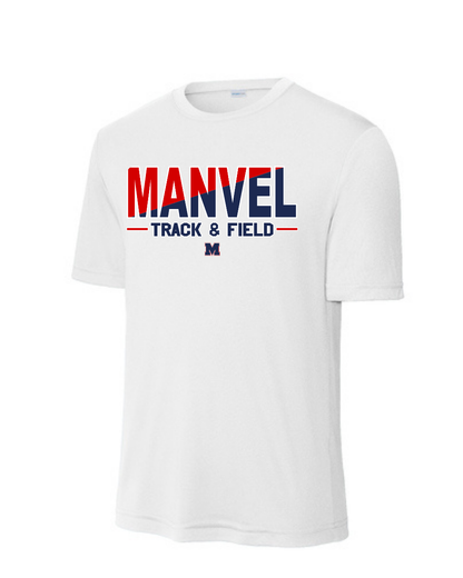 Manvel Track and Field - Manvel Track and Field Short Sleeve Performance Tee