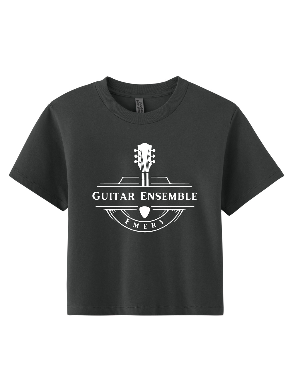 Emery Weiner Guitar Ensemble- Ladies Heavyweight Boxy Crop Tee